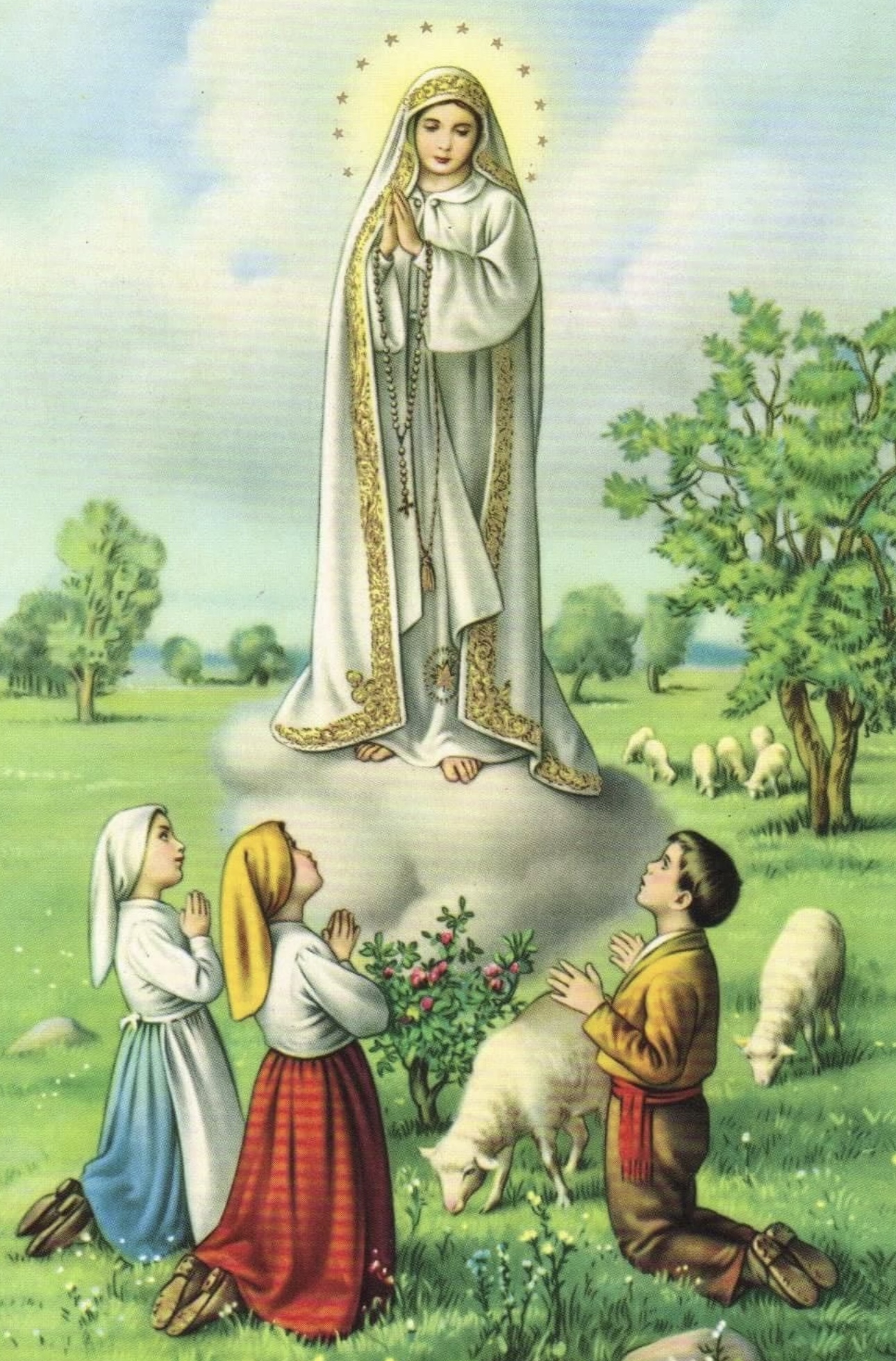 Ngày 13/05: Đức Mẹ hiện ra tại Fatima.